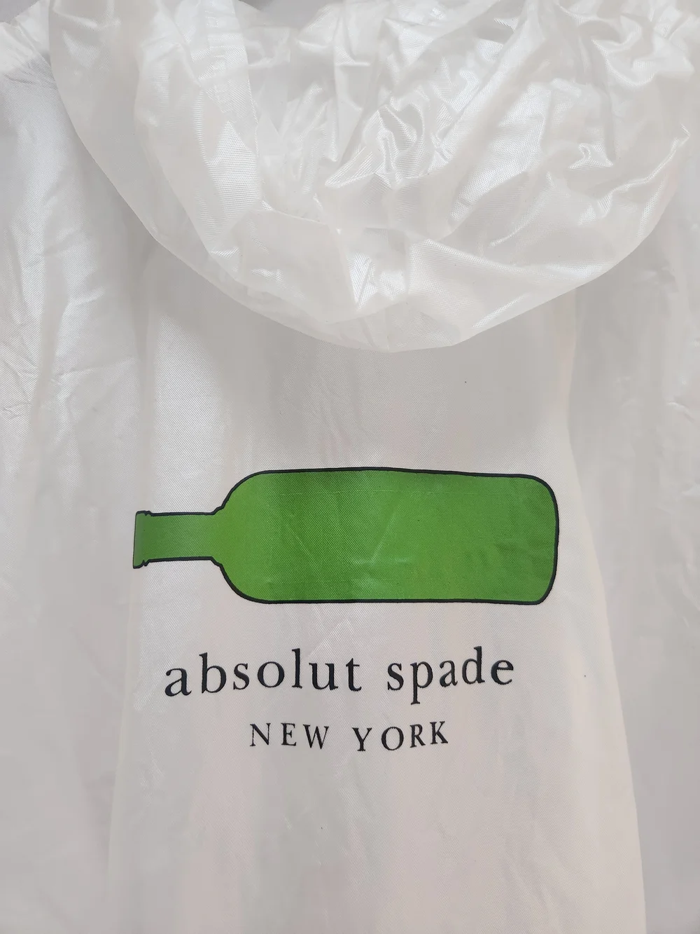 kate spade x Absolut Vodka Rain Poncho with Hood